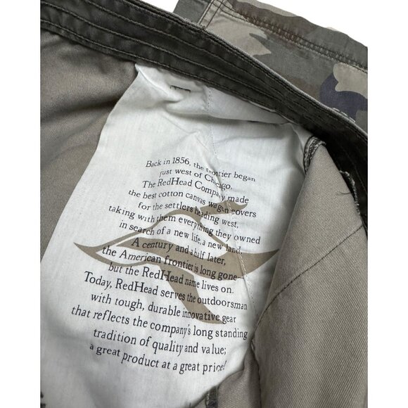 REDHEAD CAMO Army Relaxed Casual Baggy Cargo Pants Mens 38x32 - Picture 4 of 7
